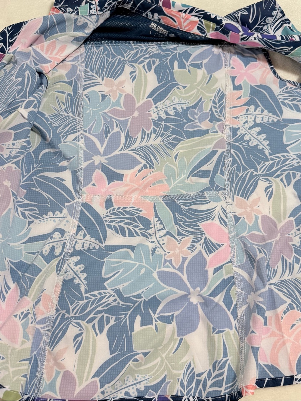 Reel Legends:Sleeveless Tropical Button-DownShirt - Size L - NWT - Picture 14 of 15